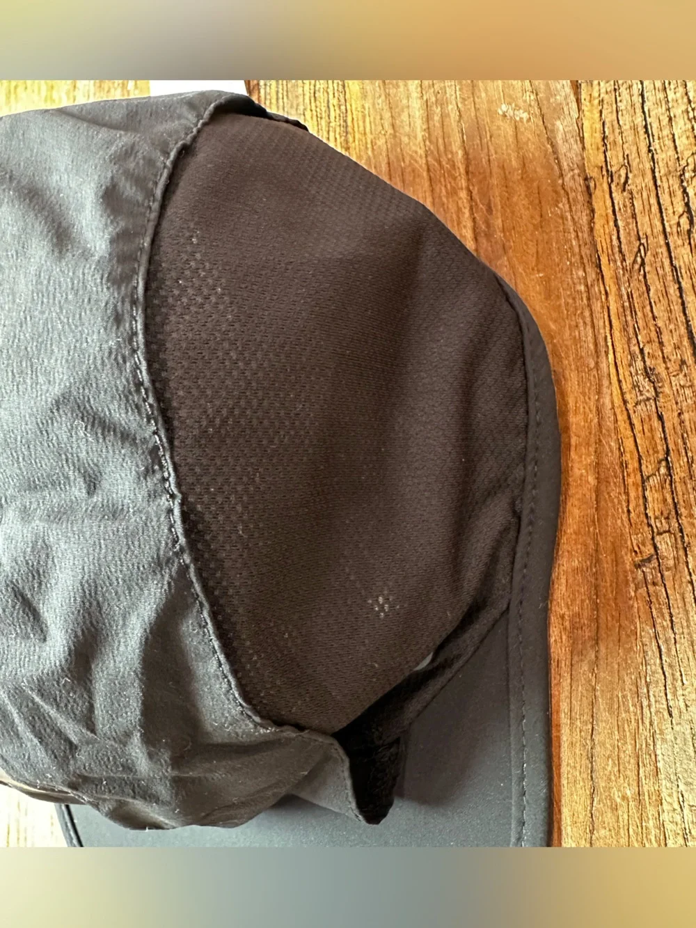 lululemon athletica Black Cap with Reflective Center Stripe